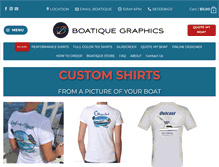 Tablet Screenshot of boatiquegraphics.com